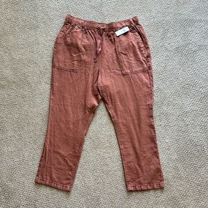 Pilot Drawstring Linen blend Pants